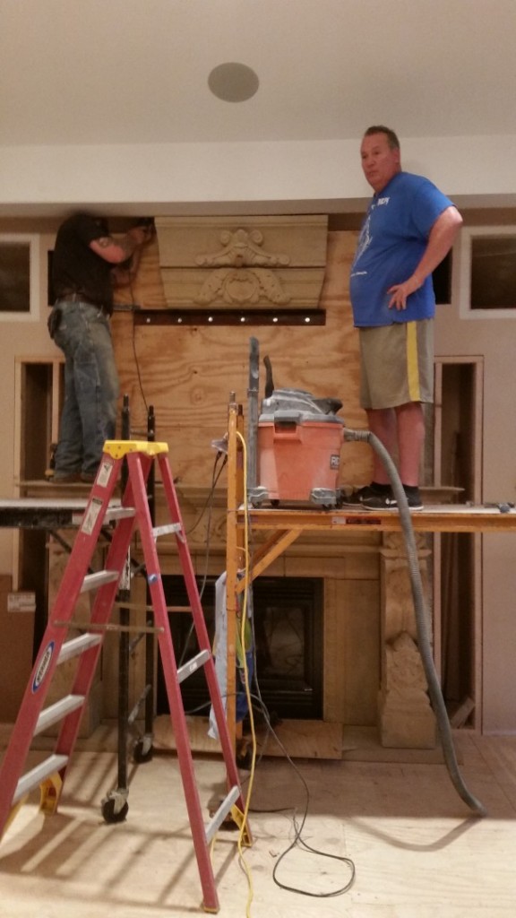 Spokane Fireplace Old World Stone Carving